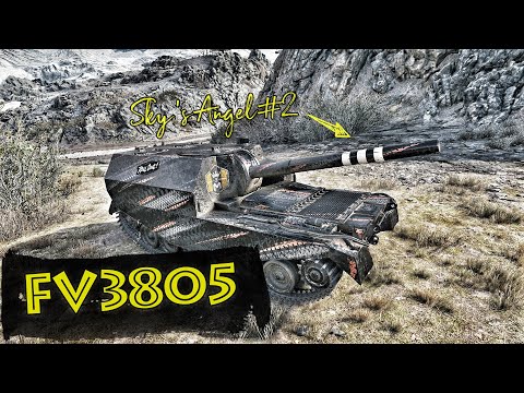 FV3805 - Sky's Angel #2 - UK SPG Tier IX | World of Tanks Replays | 1,1K Base EXP 4,2K Damage