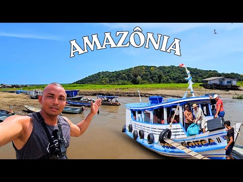 TRAVESSIA REAL de BARCO no RIO AMAZONAS / De ÓBIDOS a VILA VIEIRA no PARÁ