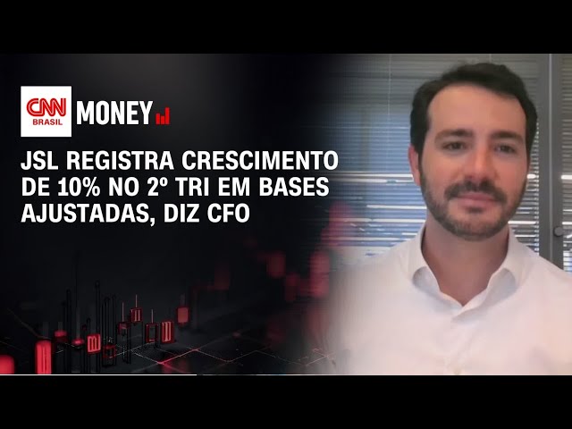 JSL registra crescimento de 10% no 2º tri em bases ajustadas, diz CFO | Money News