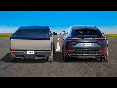 Tesla Cybertruck vs Lamborghini Urus: ARRANCONES