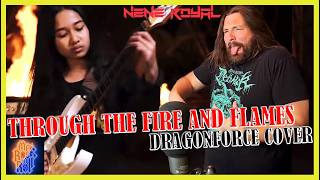 Download lagu She's Gonna Be Huge!! | Through the fire and flames - Dragon Force (Cover by Nene Royal) | REACTION mp3