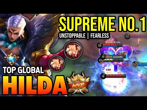 HILDA BEST BUILD 2023 | TOP GLOBAL HILDA GAMEPLAY | MOBILE LEGENDS✓