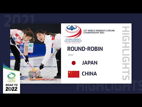 Highlights of Japan v China - Round Robin - LGT World Women's Curling Championship 2021