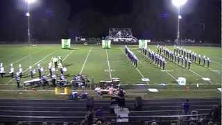 preview picture of video 'Potosi Trojan Marching Band Home Football Game  09-21-2012'