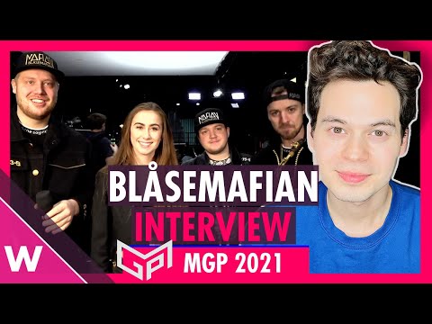 Blåsemafian feat. Hazel "Let Loose" @ MGP 2021 Final Rehearsal (INTERVIEW)
