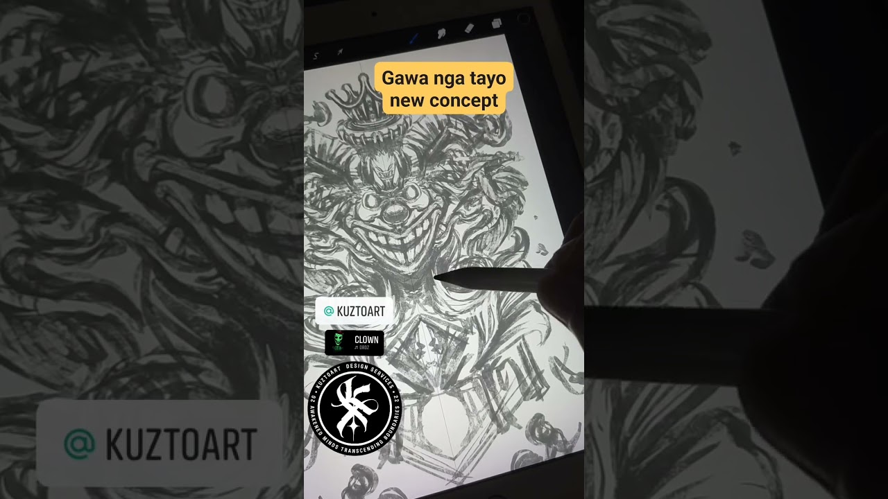 Let's make a new concept drawing. #freehanddrawing #loosesketching #roughsketch #scribbles