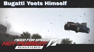 Bugatti Veyron Yeets Himself Off a Cliff in NFS Hot Pursuit Remastered...