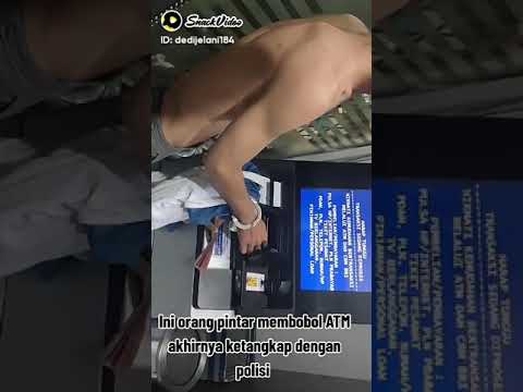 ini nih cara baru maling membobol mesin atm #jagan ditiruyaguys