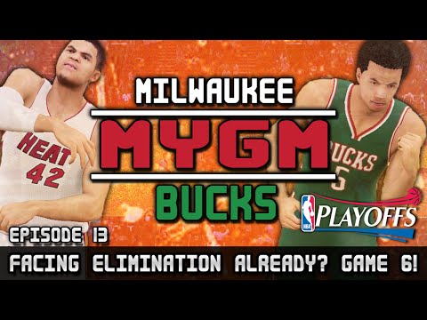 NBA 2K15: MyGM Ep. 13 - Milwaukee Bucks | FACING ELIMINATION ALREADY!? GAME 6!! | PC (60 FPS)