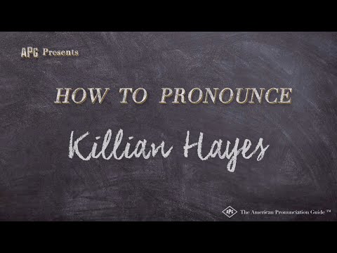 How to Pronounce Killian Hayes (Real Life Examples!)