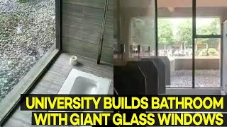 Students Wonder WHY School Builds GIANT See Through Windows in the Bathrooms