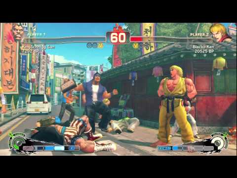 SSF4: KingSchnigg San [Boxer] VS Blacko Ken [Ken] 1/2