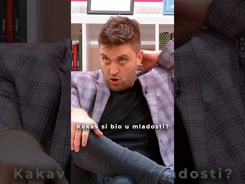 Odgovor na pitanje “Kakav si bio u mladosti” ???? #shortsvideo #petarnisic #emisija #novo