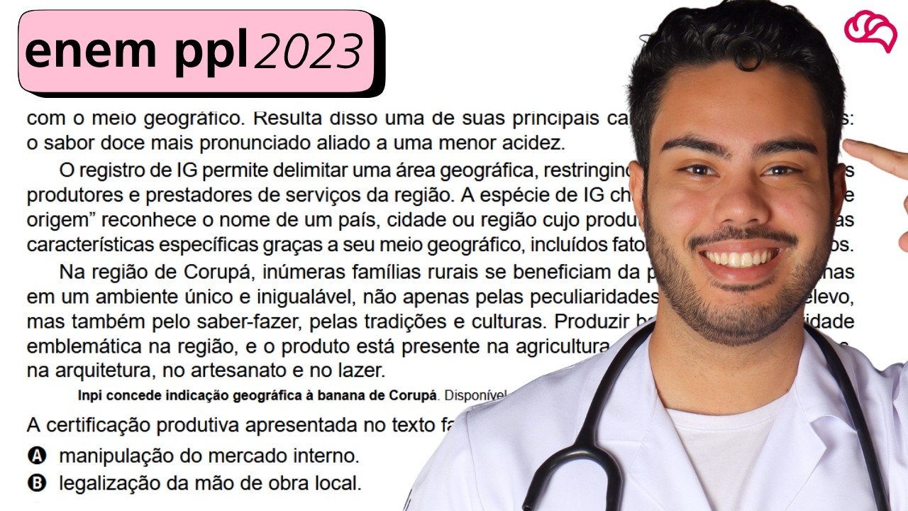 Resolução em Vídeo — Questão 57 ENEM 2023 PPL