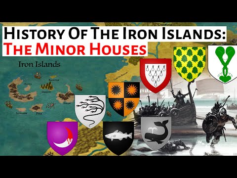 The Minor Ironborn Houses | History Of The Iron Islands | House Of The Dragon / Game Of Thrones Lore