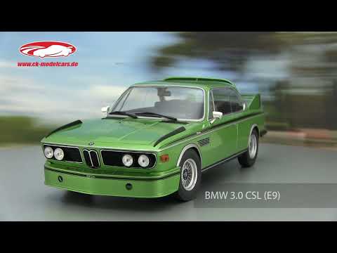 Minichamps 1:18 BMW 3.0 CSL (E9) 建設年 1973 緑 メタリック Minichamps 1:18 BMW 3.0 CSL (E9) 建設年 1973 緑 メタリック