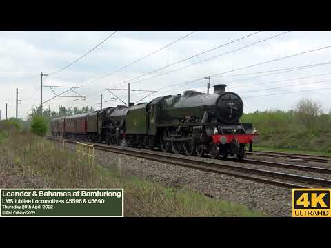 45596 & 45690 at Bamfurlong - 28th April 2022