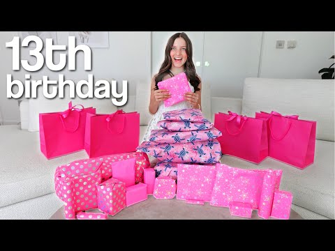 SIENNA'S 13TH BIRTHDAY PRESENT OPENING (+ Emotional Surprise) | Family Fizz