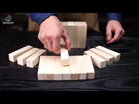 unleash your creativity: beavercraft bw19 basswood carving blocks kit #woodwork #carpentry #diy