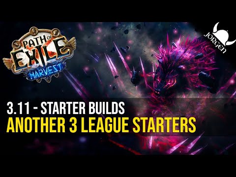 Path Of Exile 3.11 Starter Builds 🔥 Another 3 PoE Harvest Starter/Semi-Starter Builds (2020)