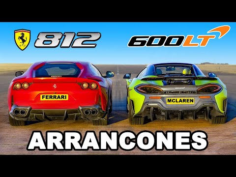 Ferrari 812 Superfast vs McLaren 600LT: ARRANCONES