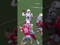 The ball deflected off his foot for the INT | CBS Sports