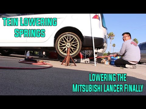 Lowering Springs on Mitsubishi Lancer