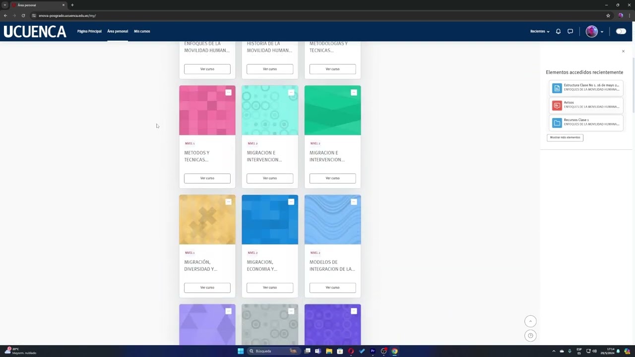 TUTORIAL 1 ENOVA UCUENCA - POSGRADOS