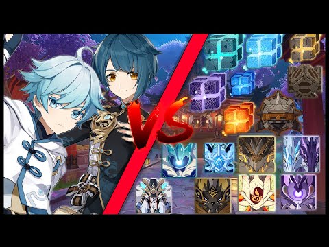 XingYun Coop Against All World Bosses In The Game - Genshin Impact