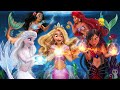 Disney Princesses in The Little Mermaid! They swim and use magic together 💙 | Alice Edit!