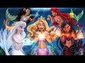 Disney Princesses In The Little Mermaid They Swim And Use Magic Together Alice Edit