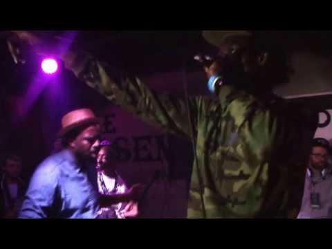 Grip Plyaz Performs Ray Lewis at the Basement A3C 2013 Coverage by NGA Radio