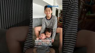 Kebersamaan Rafathar & Rayyanza dengan Lily, Pakai Baju Kembaran Bertiga