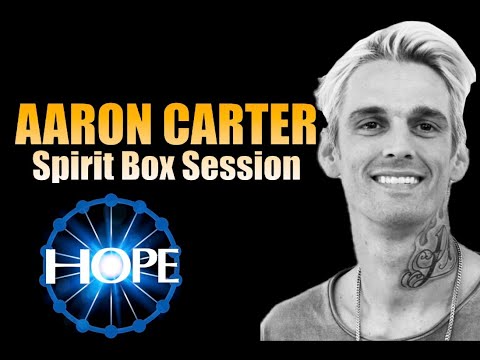 Spirit Box Session for Aaron Carter- "I Stopped Living"
