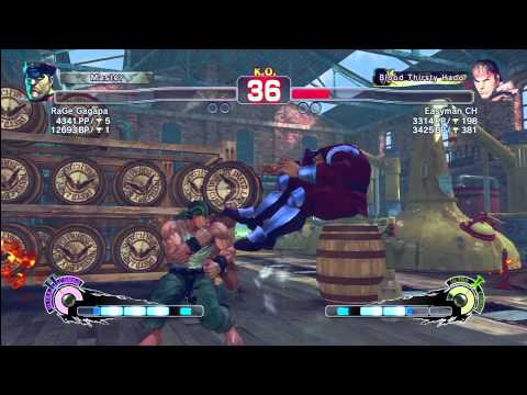 SSF4 AE Bison RaGe Gagapa vs Easyman CH Ryu
