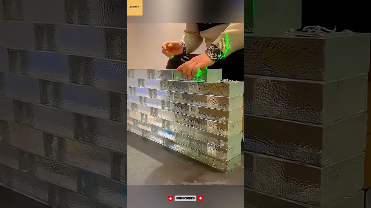 China’s Unbreakable Glass Bricks 😱| Genius Construction Innovation #technology