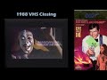 Live And Let Die 1988 VHS Closing