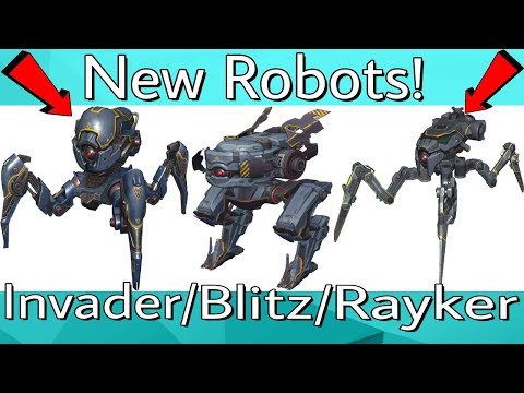 War Robots 4.3 - New Invader/Blitz/Rayker Robots