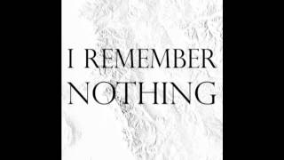 I Remember Nothing - &quot;Nenhum sinal de vida&quot;