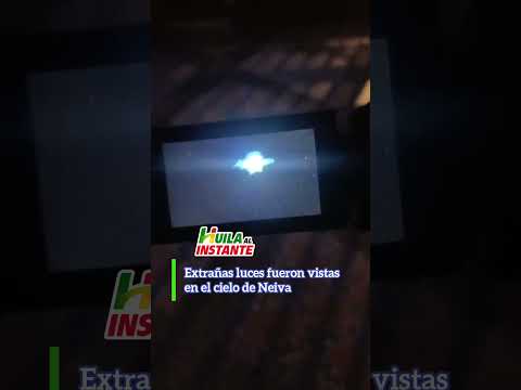 Extrañas luces fueron vistas en el cielo de Neiva. ¿Las vió?