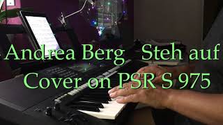 Andrea Berg    Steh auf   Cover on PSR S 975