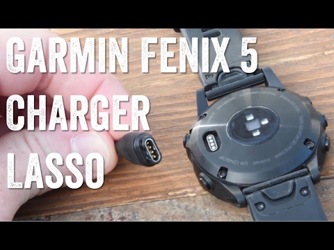Garmin Fenix 5 Charger: Making a lasso!