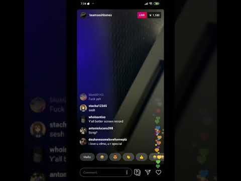 TeamSESH BONES Instagram Live 09.02.2020