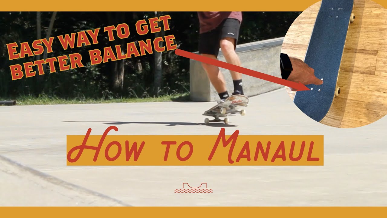 How To Manual Roll on a Skateboard - Learn to Skate Easy Basics Trick Tip