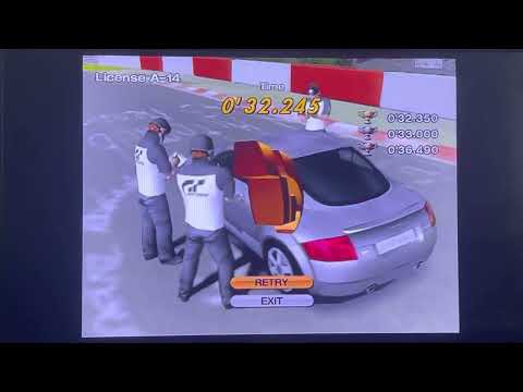 Gran Turismo 4 - License Test A-14 Getting Gold PS2 Gameplay HD