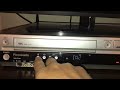 Demonstration On My Panasonic VCR DVD Combo On My 101 Dalmatians 1992 VHS Version 2
