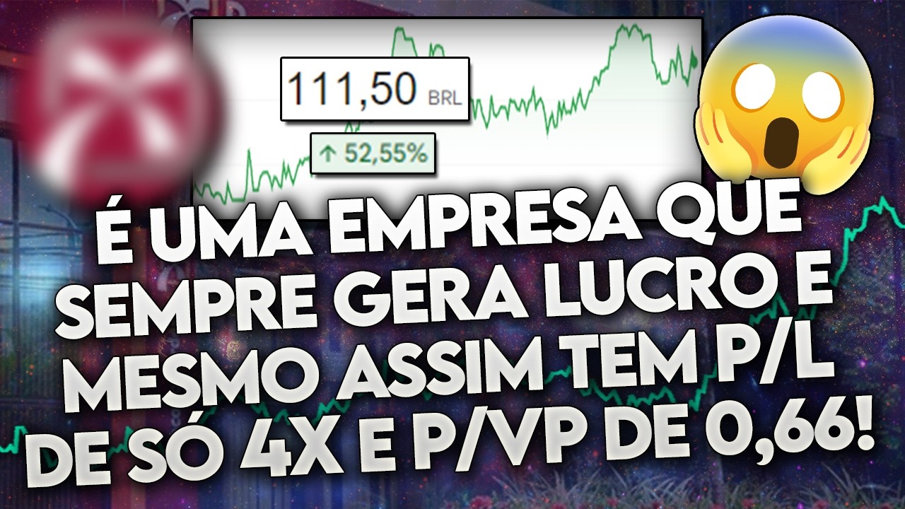 Conheça 10 AÇÕES com o P/L ABSURDAMENTE BAIXO! (BARATAS ou é uma FURADA?) - TOP 10