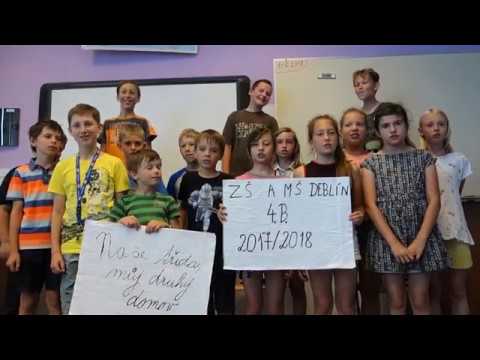 Ročníkový projekt: 4.B  - Naše třída, náš druhý domov 2018