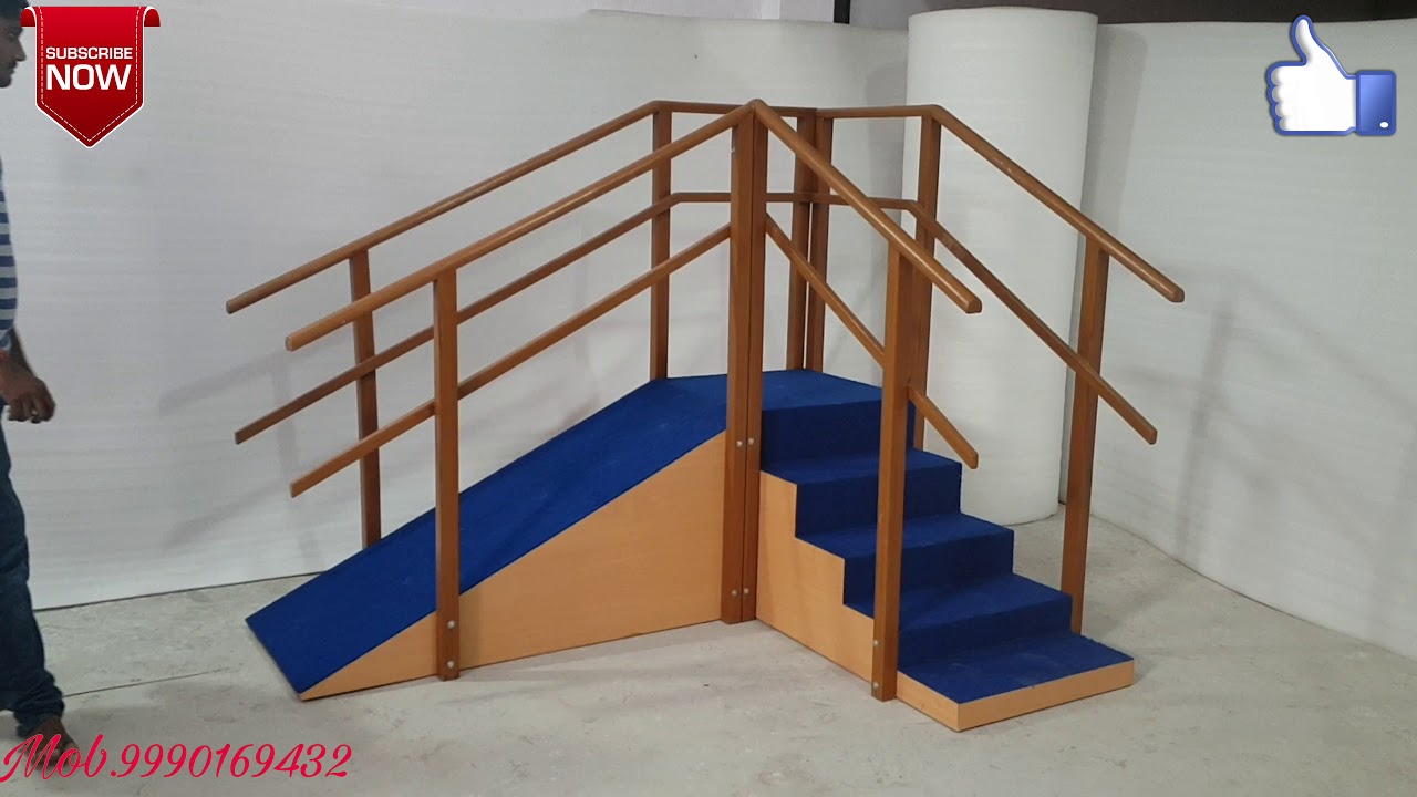 Staircase With Ramp Physiotherapy Rehabilitation (HCD444) Form Health Care Devices