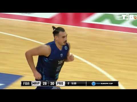 Khalid Boukichou (Prishtina) - Game Highlights @ Cherkaski Mavpy (Europe Cup)